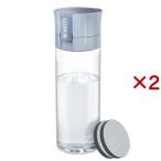 ショッピングブリタ ブリタ ボトル型浄水器 ライトブルー 容量600ml カートリッジ 2個付き ( 2セット )/ ブリタ(BRITA)