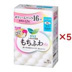 ロリエ しあわせ素肌 もちふわfit ボリュームパック 特別心配な昼用 30cm 羽つき ( 16個入×5セット )/ ロリエ