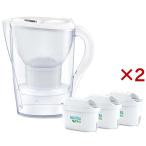 ブリタ ポット型浄水器 マレーラ マクストラプロ カートリッジ 3個付き ( 2セット )/ ブリタ(BRITA)