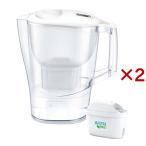 ブリタ ポット型浄水器 アルーナXL マクストラプロ カートリッジ 1個付き ( 2セット )/ ブリタ(BRITA)