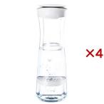 ブリタ カラフェ型浄水器 ホワイトグラファイト ( 4セット )/ ブリタ(BRITA)