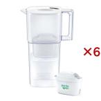 ショッピングブリタ ブリタ ポット型浄水器 リクエリ マクストラプロ カートリッジ 1個付き ( 6セット )/ ブリタ(BRITA)