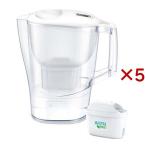 ショッピングブリタ ブリタ ポット型浄水器 アルーナXL マクストラプロ カートリッジ 1個付き ( 5セット )/ ブリタ(BRITA)