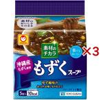 マルちゃん 素材のチカラ 沖縄産もずくスープ ( 5食入×3セット(1食3.6g) )/ マルちゃん