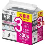 スコッティ ウェットティッシュ 除菌 アルコール つめかえ用 ( 3個入×8セット(1個100枚) )/ スコッティ(SCOTTIE)