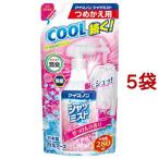 アイスノン シャツミスト せっけんの香り 大容量 詰替用 ( 280ml*5袋セット )/ アイスノン ( 冷却スプレー 冷感 クール ひんやり 暑さ対策グッズ )