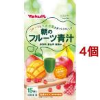 ショッピング青汁 ヤクルト 朝のフルーツ青汁 ( 7g*15袋入*4コセット )/ 元気な畑