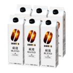  лёд кофе тщательно отобранный Blend ( 1000ml×6шт.@) (do высокий кофе лёд кофе нет сахар )