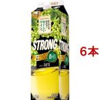 サントリー 酸化防止剤無添加のおいしいワイン。ストロング 濃い白 紙パック ( 1800ml*6本セット )/ 酸化防止剤無添加のおいしいワイン。