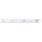 13341 直尺 タフホワイト 15cm 青数字入 JIS シンワ測定 SHINWA