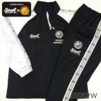 上下セット 新日本プロレス × SOUL SPORTS コラボ 黒白 ジャージ セットアップ njpw