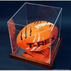  регби мяч кейс для коллекции * из дерева /UV cut * ширина наклонный класть type 