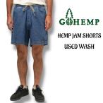 ショッピングjam GOHEMP(ゴーヘンプ) -  HEMP JAM SHORTS - USED WASH / デニム / メンズ / ボトムス / ジーンズ / ショートパンツ