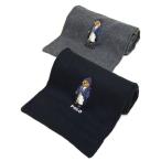ポロ ラルフローレン POLO RALPHLAUREN ポロベアー マフラー ウールスカーフ CARDIGAN RIB BEAR SCARF (TOGGLE COAT POLO BEAR) あすつく