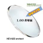 [ очки линзы замена ] way b плюс 1.60 не сферическая поверхность [HEV420 УФ фильтр ] [2 листов 1 комплект ] super UV cut ультрафиолетовые лучи меры UV400 UV420 очки линзы 