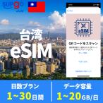 eSIM 台湾 台北 esimカード 高速 データ通信専用 3日間~30日間 プリペイドeSIM R simカード 一時帰国 留学 短期 出張 使い捨て 1GB~20GB