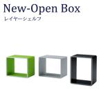 QL-10030 レイヤーシェルフ New-Open BOX ニューオープンボックス 大中小ボックス 組み合わせ BOXシェルフ 収納 キャビネット AY エーワイ
