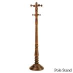 ショッピングPSハンガー PS-1015 ブラウン ポールスタンド 曙工芸 ハンガー＆ポールスタンド ハンガースタンド ポールハンガー コート カバン 帽子 アケボノ工芸