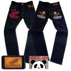 ショッピングレッドウイング パンディエスタ HONDA×PANDIESTA コラボ WING LOGO スリムストレートデニムパンツ パンダ メンズ 533512（インディゴ）