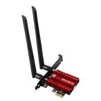 Wi-Fi 6E PCIe 無線LANカード (2.4GHz/5GHz/6GHz) Bluetooth 5.2 内蔵Intel AX210 ゲーム用wifi 超低遅延 ブラケット付き Windows10 64 ビット Windo
