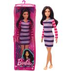 バービー(Barbie) ファッショニスタ ボーダーワンピース 【着せ替え人形】【専用収納ケース付き】【3歳~】GYB02