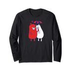 ベアカップル結婚記念日 Valentine Gift For Men Women 長袖Tシャツ