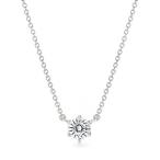 Gift from New York ネックレス レディース 1カラット 一粒ネックレス プラチナ 加工 6つ爪 シルバー925 女性 プレ