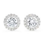 Gift from New York ピアス レディース 2.67ct プラチナ 加工 大粒 シルバー925 金属アレルギー対応 女性 プレ