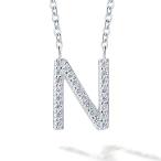 Gift from New York イニシャル ネックレス レディース N プラチナ 加工 ブランド プレゼント 女性