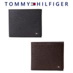 ショッピングHILFIGER トミーヒルフィガー TOMMY HILFIGER 二つ折り財布 小銭入れ付き レザー メンズ 31tl130094 BOX付