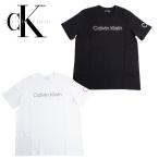 ショッピングカルバンクライン カルバンクライン Calvin Klein Tシャツ フロント ロゴ 半袖 メンズ 丸首 トップス 40dc816 ラッピング不可 ネコポスでお届け