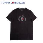 トミーヒルフィガー TOMMY HILFIGER Tシャツ フロント ロゴ 半袖 メンズ 丸首 78j8874 ラッピング不可 ネコポスでお届け
