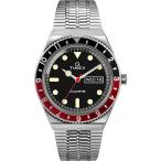 タイメックス TIMEX 国内正規品 Q 38mm キュー ブラック レッド シルバー TW2U61300 メンズ レディース 腕時計 ステンレス メタルブレスレット おしゃれ