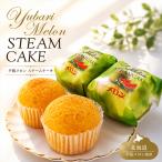 夕張メロンスチームケーキ 12個入 北海道 お土産 スイーツ デザート ギフト プレゼント お取り寄せ ご当地 蒸しケーキ