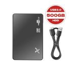 外付けハードディスク ポータブル 500GB 2.5インチ テレビ録画保存 電源不要 HDD USB3.0接続 SATA 3.0 写真 動画 USBケーブル附属 送料無料 中古 整備済み h500