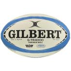 Gilbert Gilbert G-TR4000 Trainer Ball тренировка регби мяч ( синий × чёрный ( голубой / черный ), 5 номер ( ученик старшей школы / общество человек )) [ параллель импортные товары ]