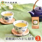 緑茶 ティーバッグ 果樹園のみかん緑茶 7包入×3個セット 国産 健康 有田みかんの皮 無添加 フルーツティー 無着色 送料無料 早和果樹園