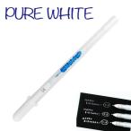 ペン ホワイト タチカワ 水性ペン ピュアホワイト PURE WHITE 「0.5、0.8、1.0mm」3サイズの線幅