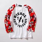 DIESEL ディーゼル Baby プリント長袖Tシャツカットソー ブランド 子供服 こども服 おしゃれ かっこいい かわいい キッズ 赤ちゃん ベビー