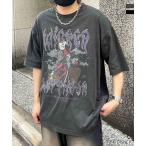 ILL'S イルズ Disney ディズニー Villains ヴィランズ ヴィンテージライク ピグメント加工 ビッグシルエット 半袖プリントTシャツ カットソー ユニセックス