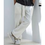 1PIU1UGUALE3 RELAXunopiuunoug.-retore relax linen Blend 6 карман широкий брюки мужской unopyuuunopyu-