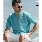 1PIU1UGUALE3 RELAX ウノピゥウノウグァーレトレ リラックス ベーシック半袖ニットTシャツ メンズ ウノピュウ ウノピュー