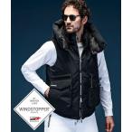 1PIU1UGUALE3 RELAX × +phenix ウノピゥウノウグァーレトレ リラックス ダウンベスト WINDSTOPPER プロダクト by GORE-TEX LABS メンズ