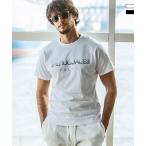 1PIU1UGUALE3 RELAX ウノピゥウノウグァーレトレ リラックス ランダムラインストーンロゴ 半袖 Tシャツ カットソー メンズ ブランド ウノピュー ウノピゥ 1piu1