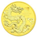 ショッピング辰 純金コイン 24金 干支 金貨 龍（辰）1/20オンス 2024年 オーストラリアパース発行
