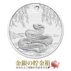 干支ヘビ銀貨 1オンス 2025年製 クリアケース入り 純銀 銀貨 コイン 金銀の貯金箱