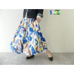 ショッピングファッションセール対象商品 【SALE】BALLSEY(ボールジィ) フルリールプリントロングラップスカート(11-05-44-05401)※セール商品の為、送料無料サービス対象外