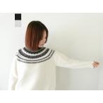 ショッピングオブ Hands of creation(ハンズオブクリエイション) フェアアイル3Gクルーネックプルオーバー(1550725)