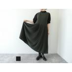 【SALE】sosotto(ソソット) ツイルジョーゼット消しプリーツワンピース(42452718)※セール商品の為、送料無料サービス対象外