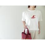 l’atelier du savon(アトリエドゥサボン) 海の生物刺繍Tシャツ(73-01-CT-010-24-1)